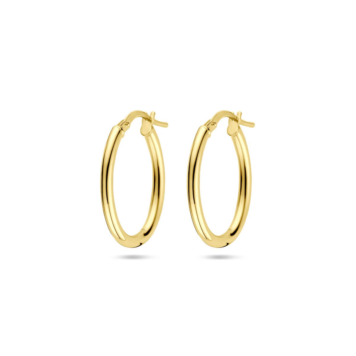 Zilgold oorringen 23 mm - 5000341