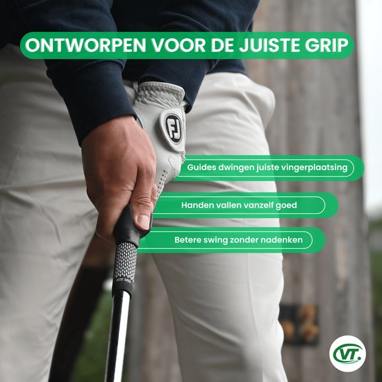 Vantimo Golf Grip trainer - Rechterhand - Golf Grip Training & Verbetering - Verbeter je Swing - Golfhulpmiddel - Zwart — afbeelding 2