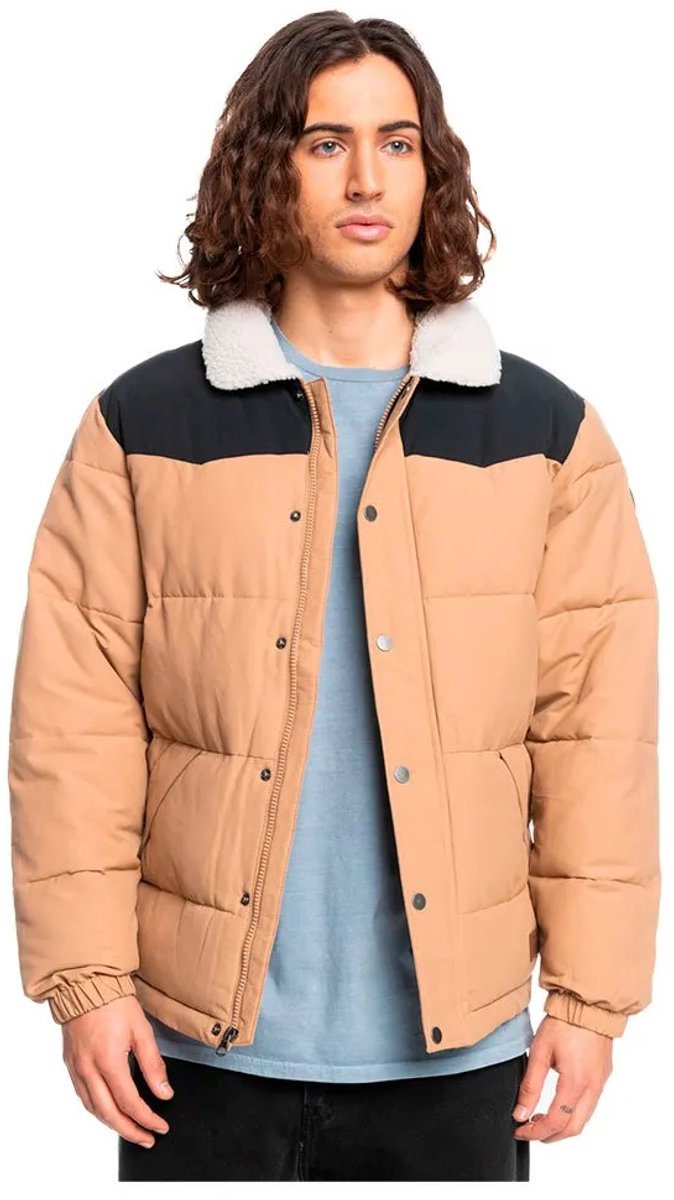 Quiksilver The Puffer Jas L Man Tannin