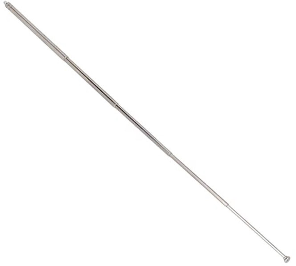Telescopische Antenne - 5 Secties Zilver Roestvrij Staal Voor TV en Radio