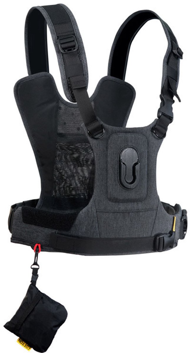 Cotton Carrier Camera Vest G3 voor 1 camera Grijs