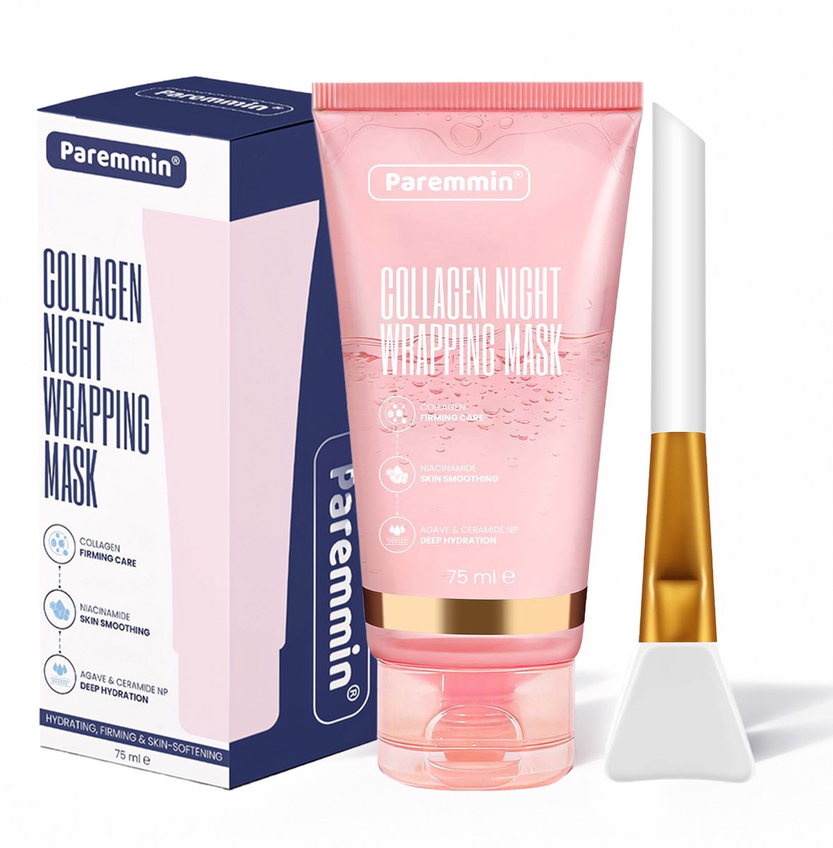 Collageen Wrapping Makser - Bio-Collagen Gezichtsmasker - Korean Beauty Mask – Hyaluronzuur - Night