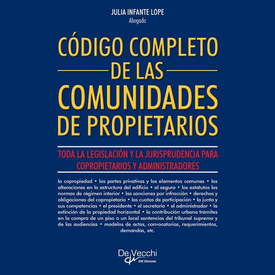 Código completo de las comunidades de propietarios - cover