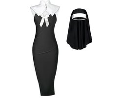 Sensueel Nonnenkostuum voor Vrouwen - Perfect voor Halloween en Cosplay