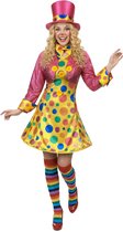 Vegaoo - Déguisement de clown à gros pois pour femme