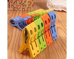 Livé® Zware Wasknijpers – 12 stuks Windbestendige Clips