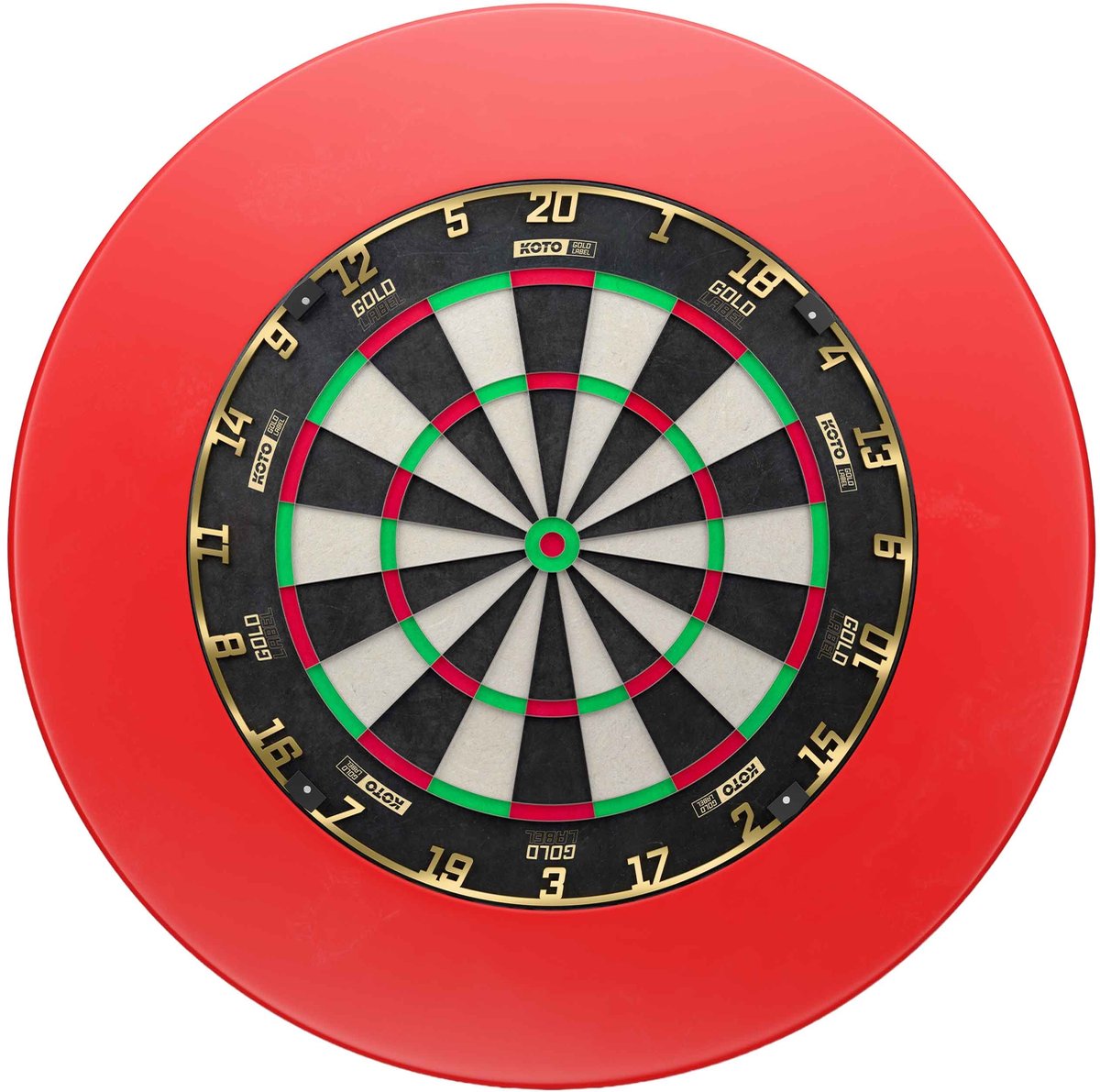 KOTO Gold Label + PU Surround - Dartset Rood
