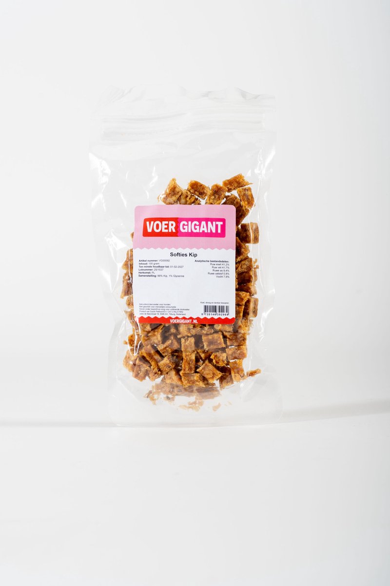 Voergigant - Hapjes - Kip - 100 g