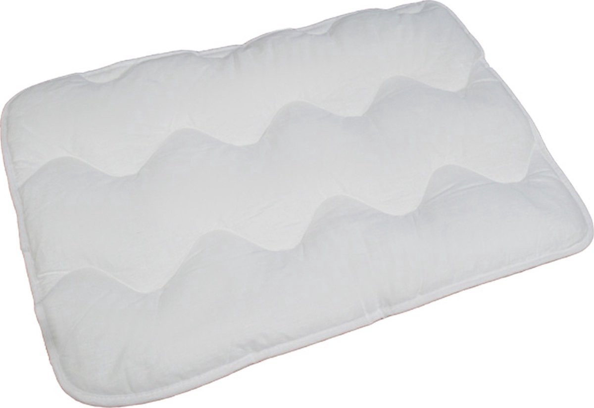 Kinderkussen Flint - Extra Dun Kussen - 60x70 cm - Wit