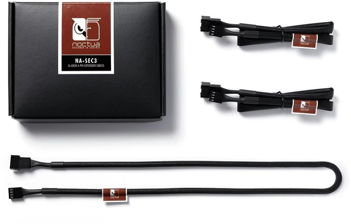 Noctua NA-SEC3 4-Pin Extension cable (set van 3)