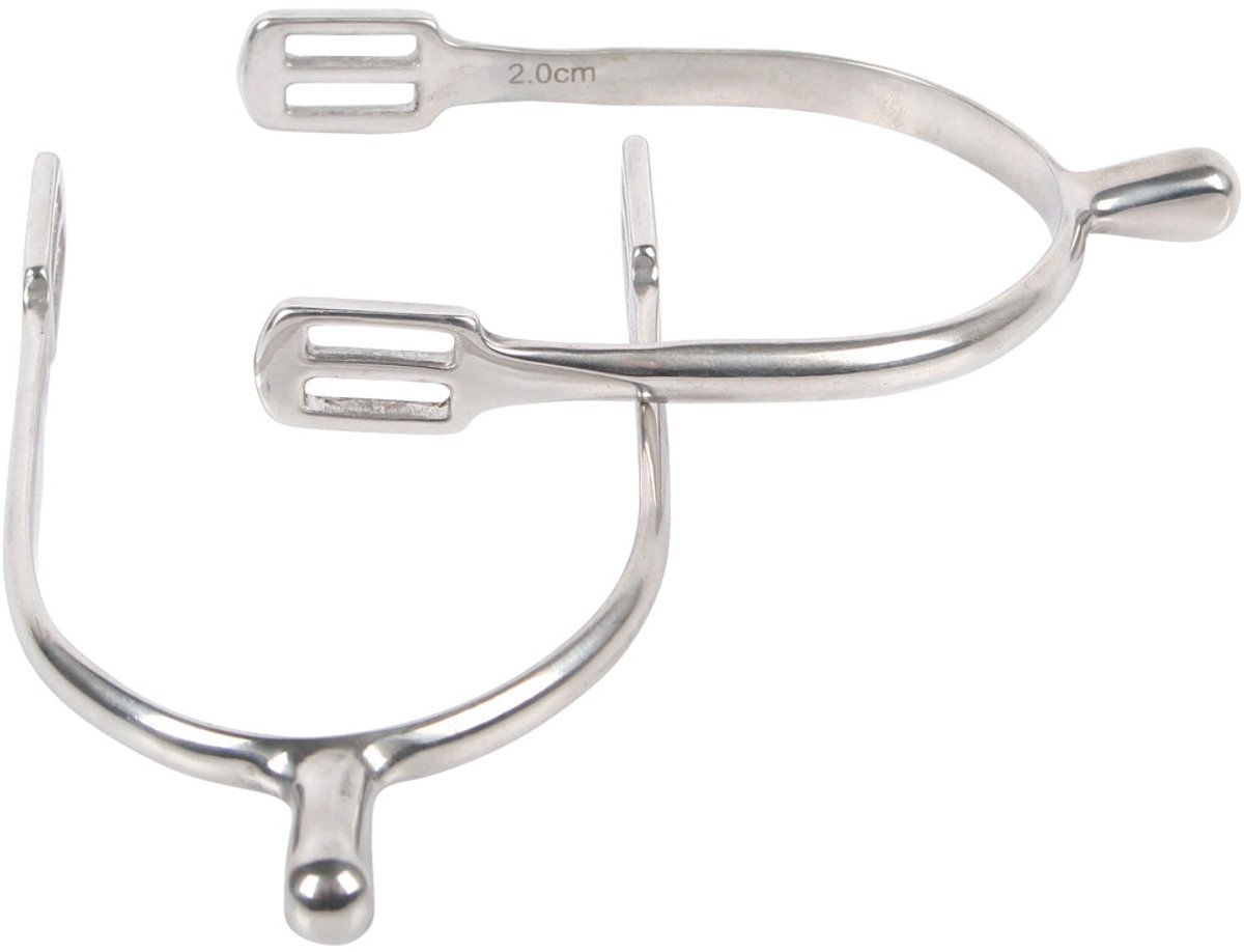 Sporen knop rvs  D15