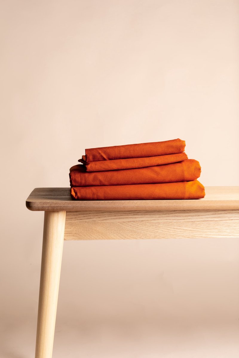 Novaline katoenen beschermhoes - Bordeaux - 2x kussenslopen - Weighted blanket - Verzwaringsdeken - Dekbed - Volwassenen - 2 persoons - Wasbaar - Ventilerend - 240 x 220cm