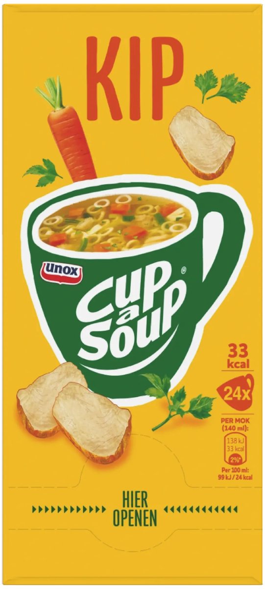 Unox | Cup-a-Soup | Kip | 24 x 140 ml