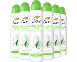 Déodorant anti-transpirant Dove Advanced Care Go Fresh - Concombre et thé vert - 6 x 150 ml - Pack économique