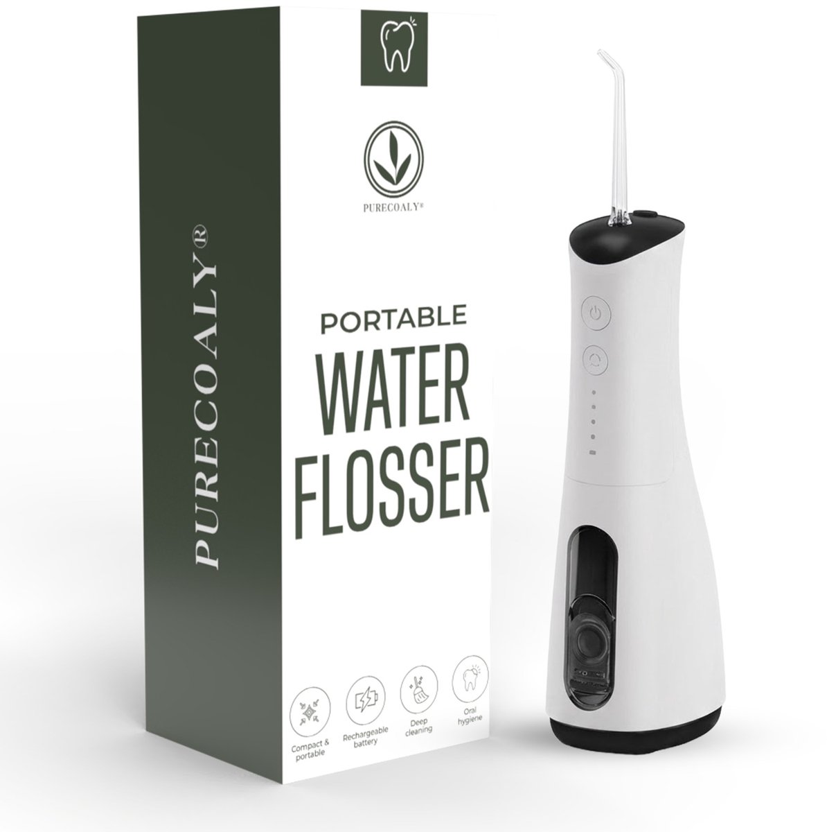 PURECOALY™ Waterflosser - Elektrische Monddouche voor Optimale Mondhygiëne – Krachtige Waterstraal – Dagelijkse Tandverzorging