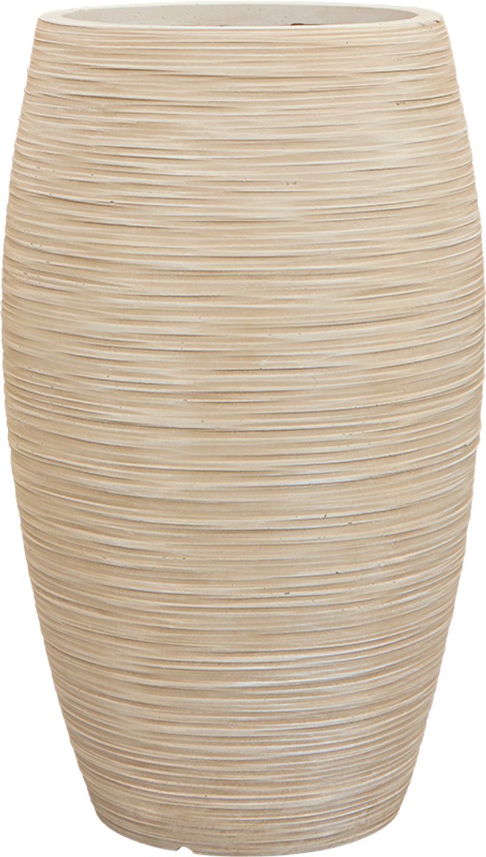 Baq Plantenbak Dune Beige D 37 cm H 60 cm Opening 27 cm
