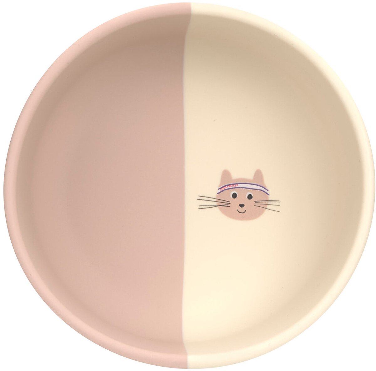 Lässig Tiny Team Cat Kommetje - Siliconen - Roze