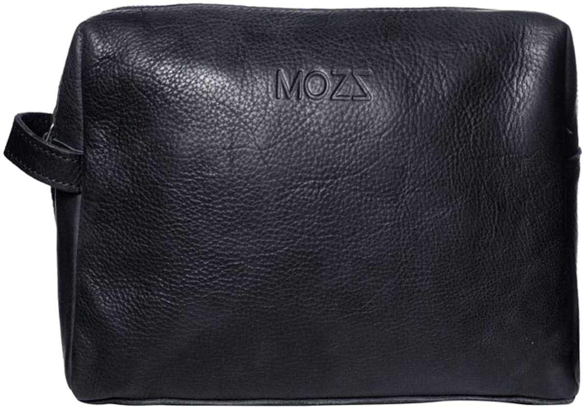 MOZZ BAGS - Luxe Toilettas 100% Leer - Zwart