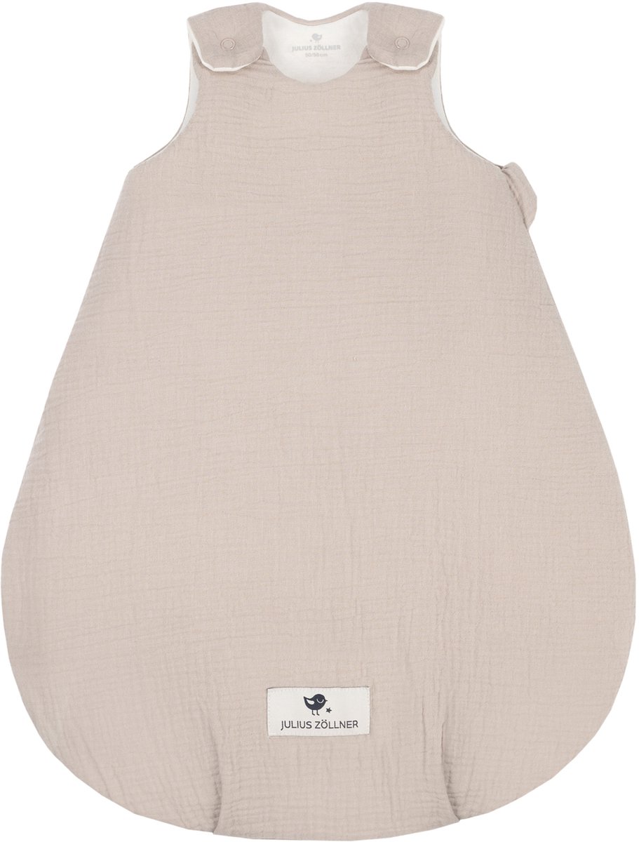 Julius Zöllner Muslin Babyslaapzak - Sand - Maat 68/74