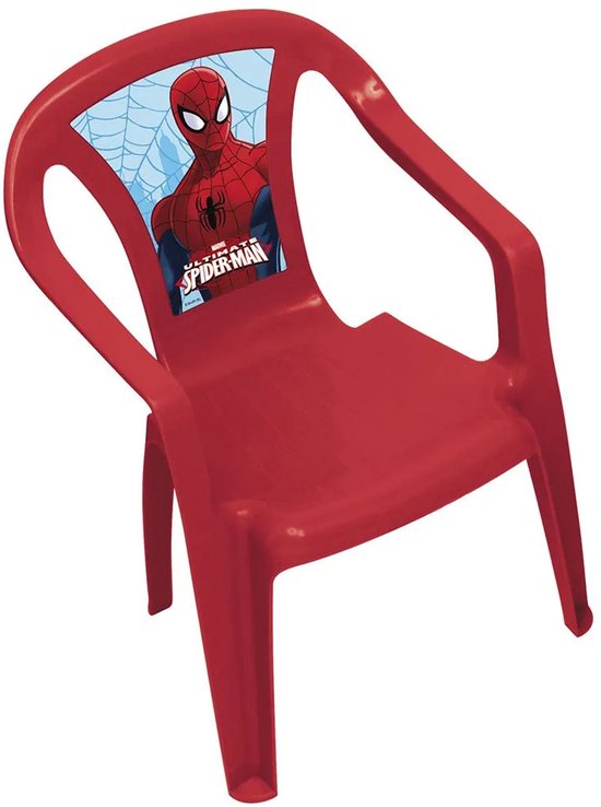 Arditex Kinderstoel Spider-man 36,5 X 51 Cm Polypropyleen Rood — afbeelding 3