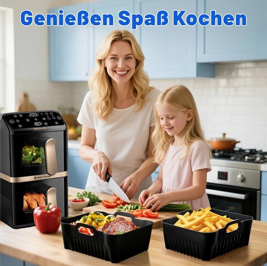 100 stuks bakpapier voor de Philips Airfryer 4000-serie met