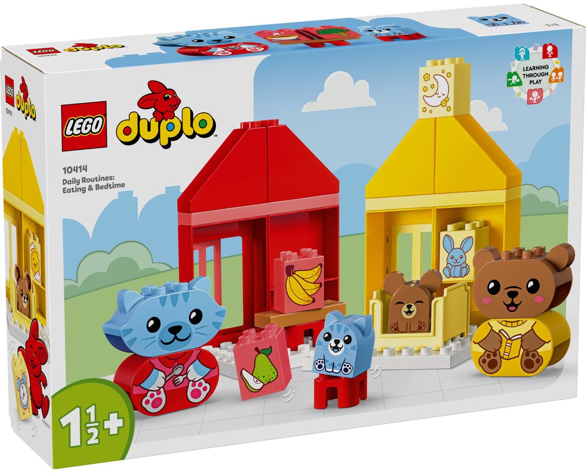 LEGO DUPLO Mijn eerste Dagelijkse gewoontes eten en slapen - 10414