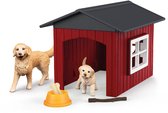schleich FARM WORLD - Hondenhok met golden retrievers - 42722