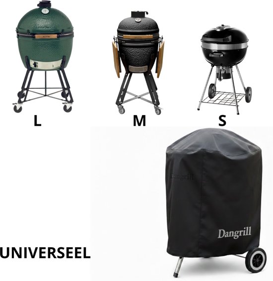 BBQ Hoes Rond - Universeel tot 72cm - Kettle BBQ Kamado - Big Green Egg - Grill Guru -The Bastard - Patton - Weber - Kolen - bbq hoes — afbeelding 2
