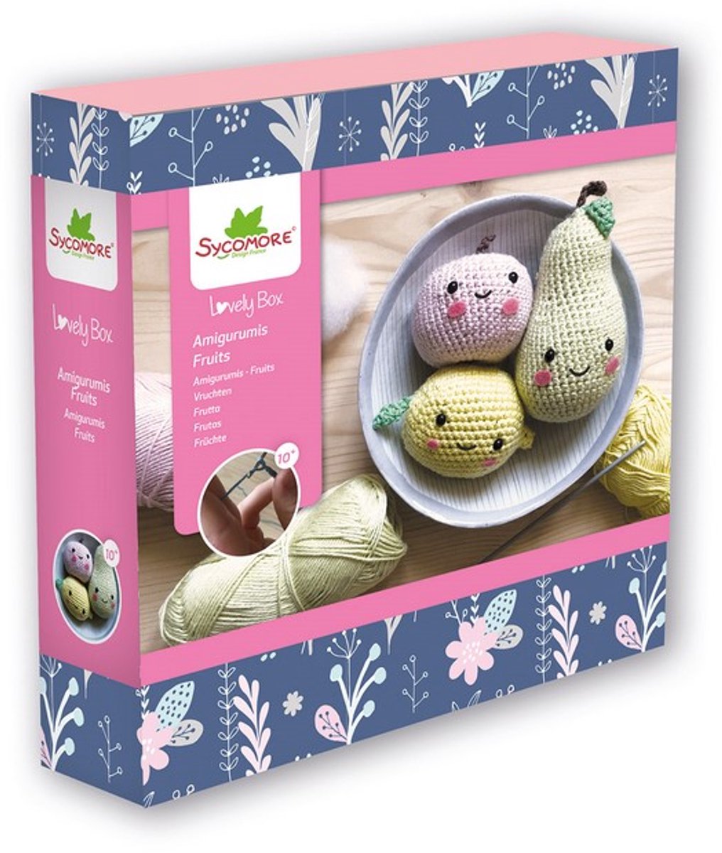 Sycomore haakset speelgoed Amigurumi fruits multicolor creatief.