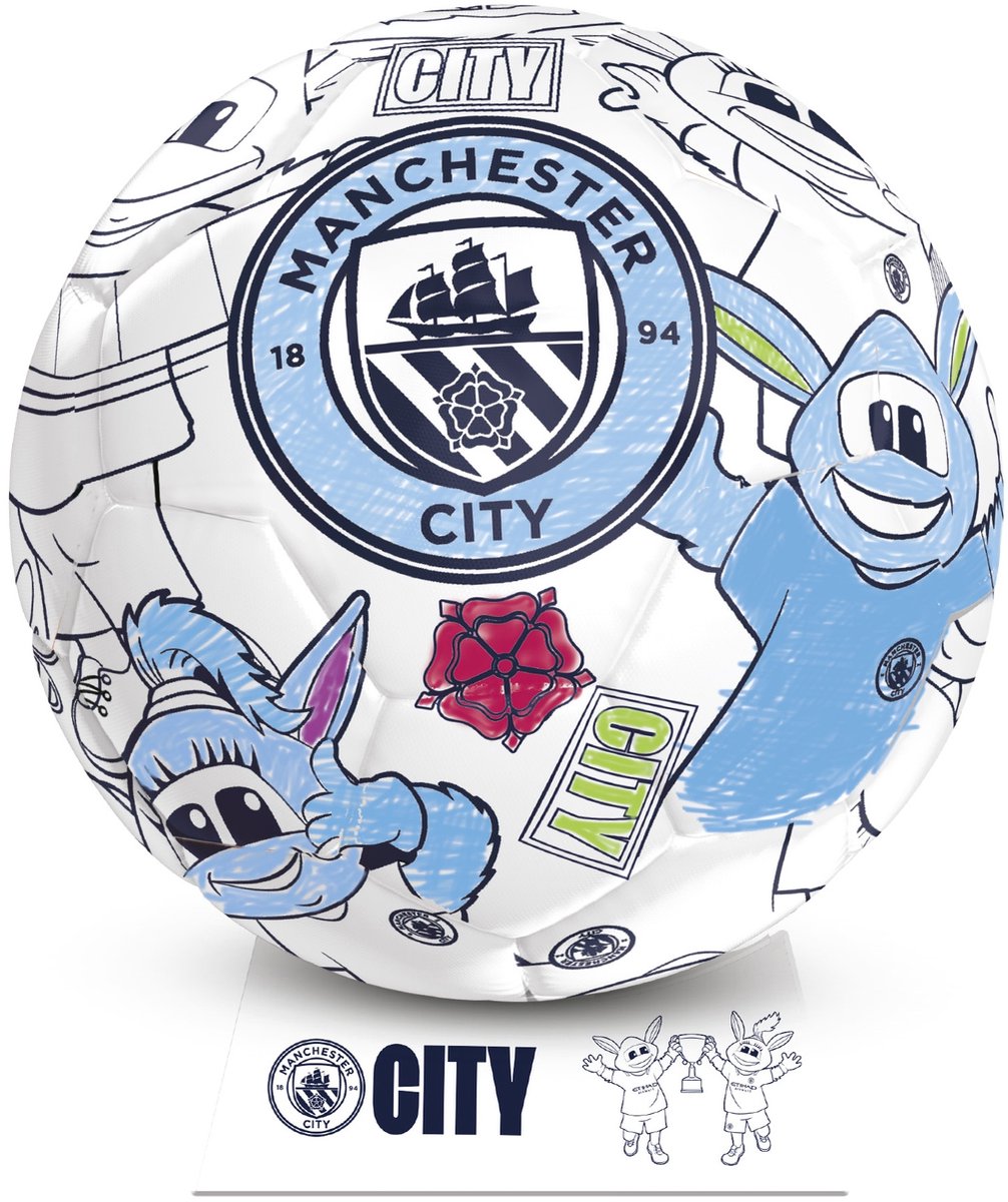 1006x1200.jpg Manchester City - kleur jouw eigen mini voetbal - Afbeelding 1