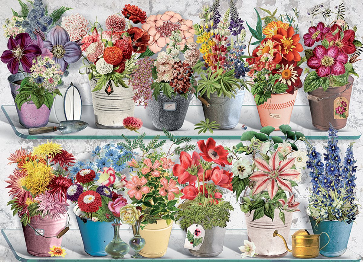 Cobble Hill legpuzzel bloemenpracht - 1000 stukjes puzzel.