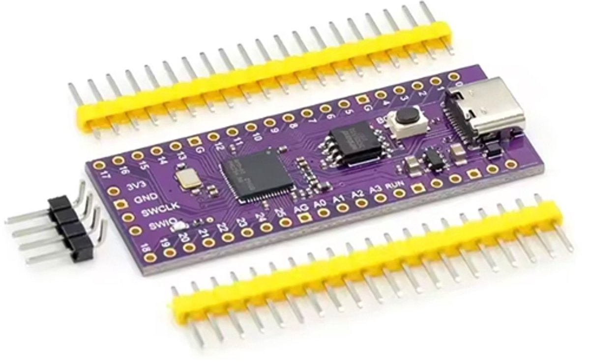 Ultimate Pico RP2040 ontwikkelbord 16MB flash 128Mbit USB C microcontroller board