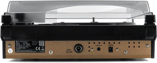 Soundmaster PL590SW - Retro platenspeler met DAB+ radio, USB encoding functie — afbeelding 5