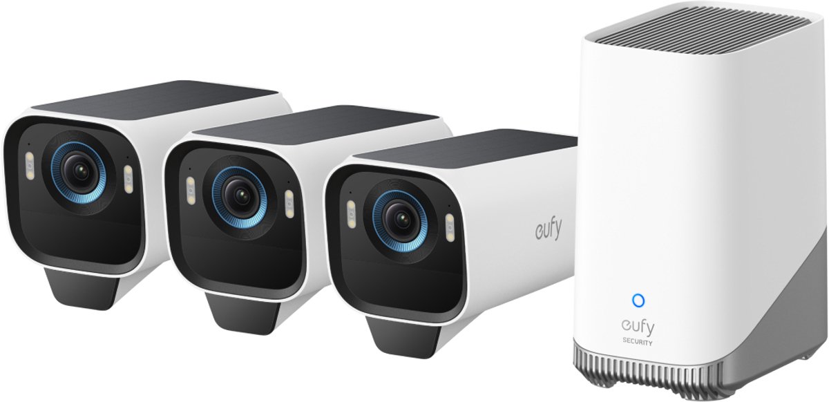 eufyCam S3 Pro Beveiligingscamera 3-Pack - 4K Resolutie - Product - €579,00