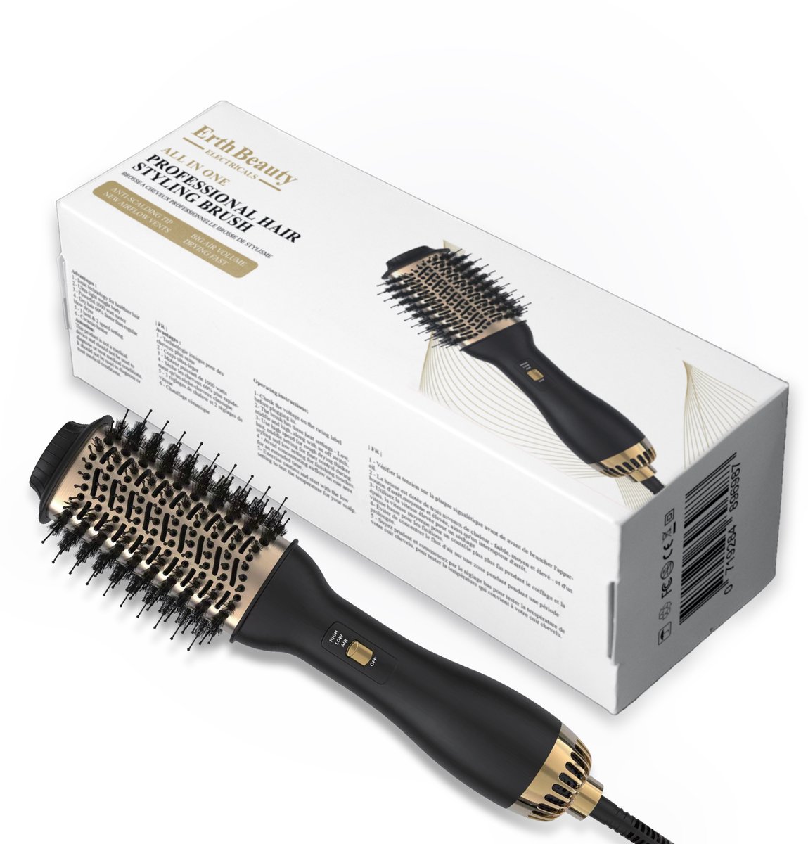 ErthSkin London Multifunctionele Haarborstel