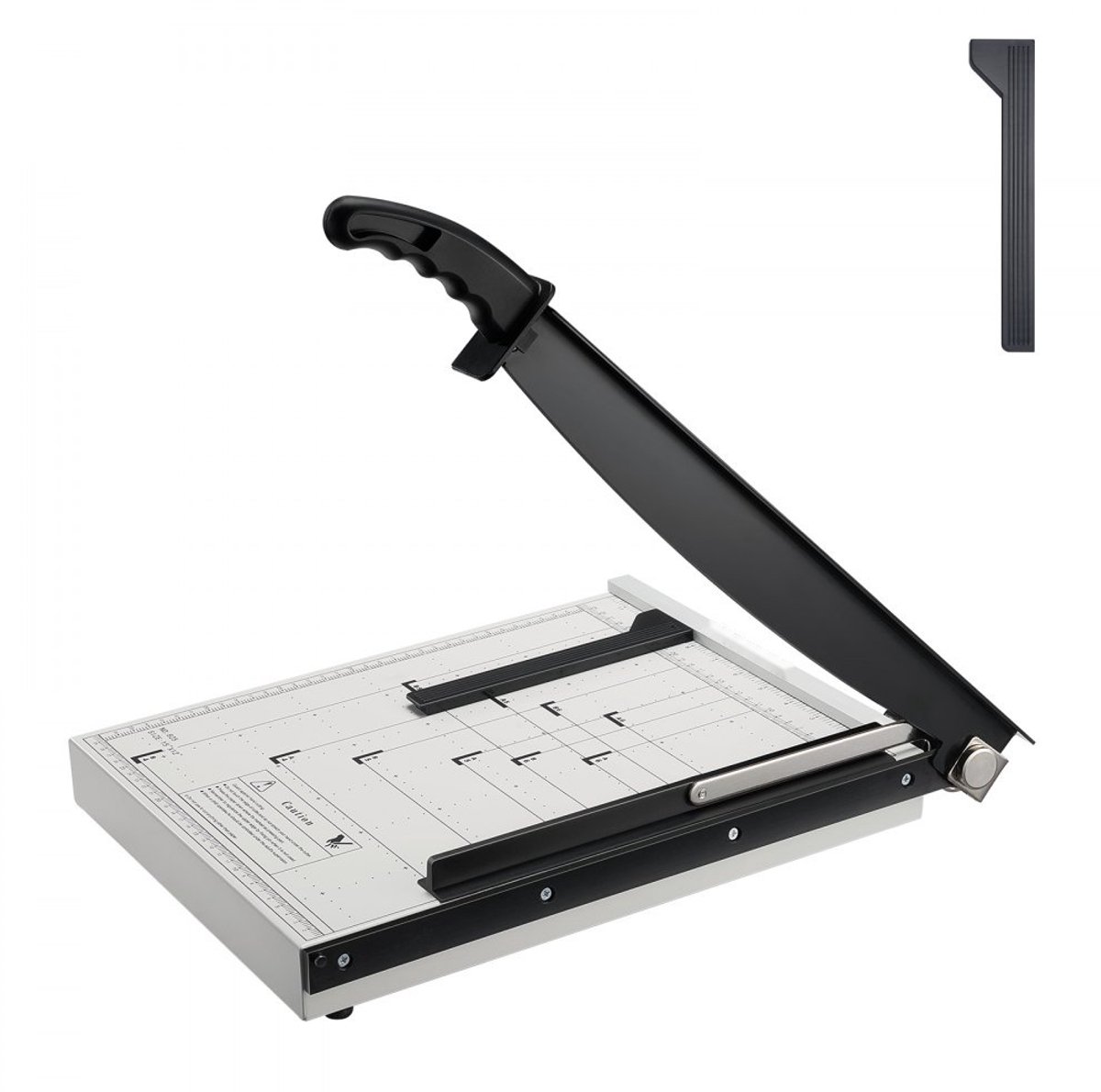 Papiersnijder - Handmatige guillotinesnijder met hendel - Max. snijbreedte 381 mm - Capaciteit 16 vellen - Veiligheidsrail & mesvergrendeling - Voor papier en karton