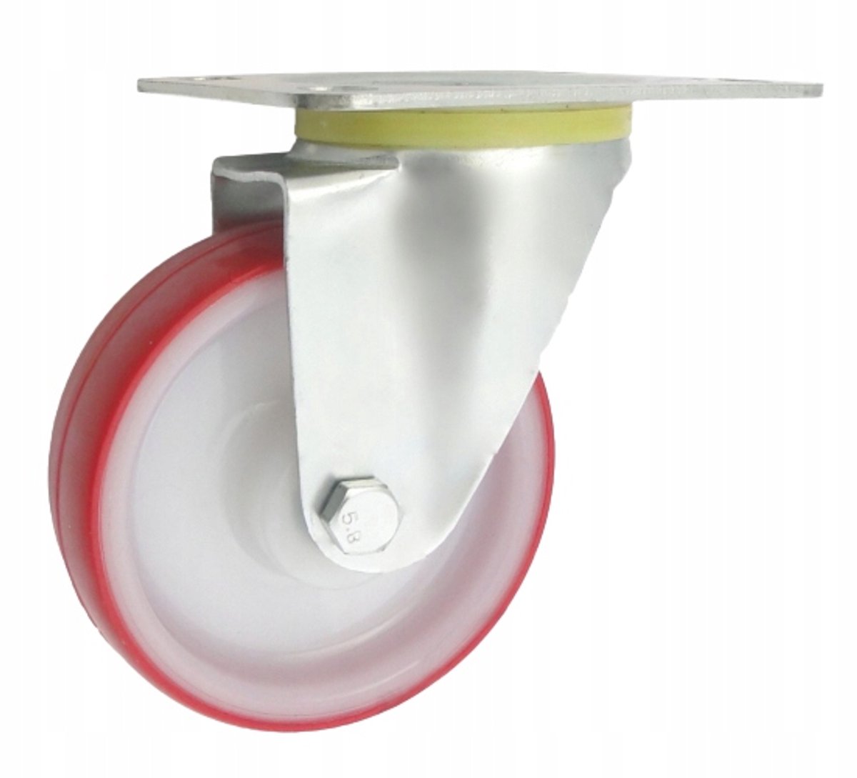 Zwenkbaar Wiel RVS fi 125 - 100kg Draagvermogen