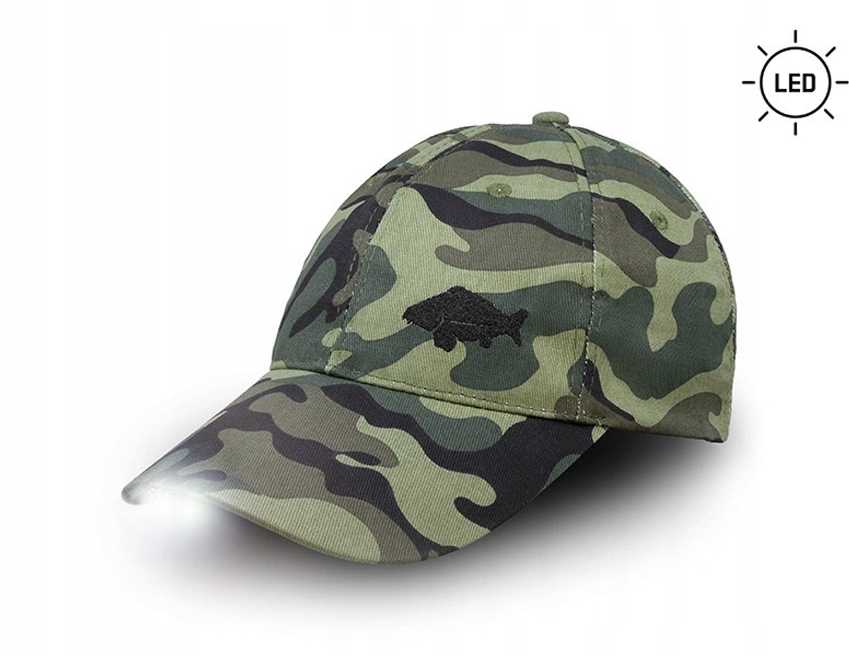 OutLINE Camo LED Pet Pet met Karper Silhouet - Ideaal voor schroeven