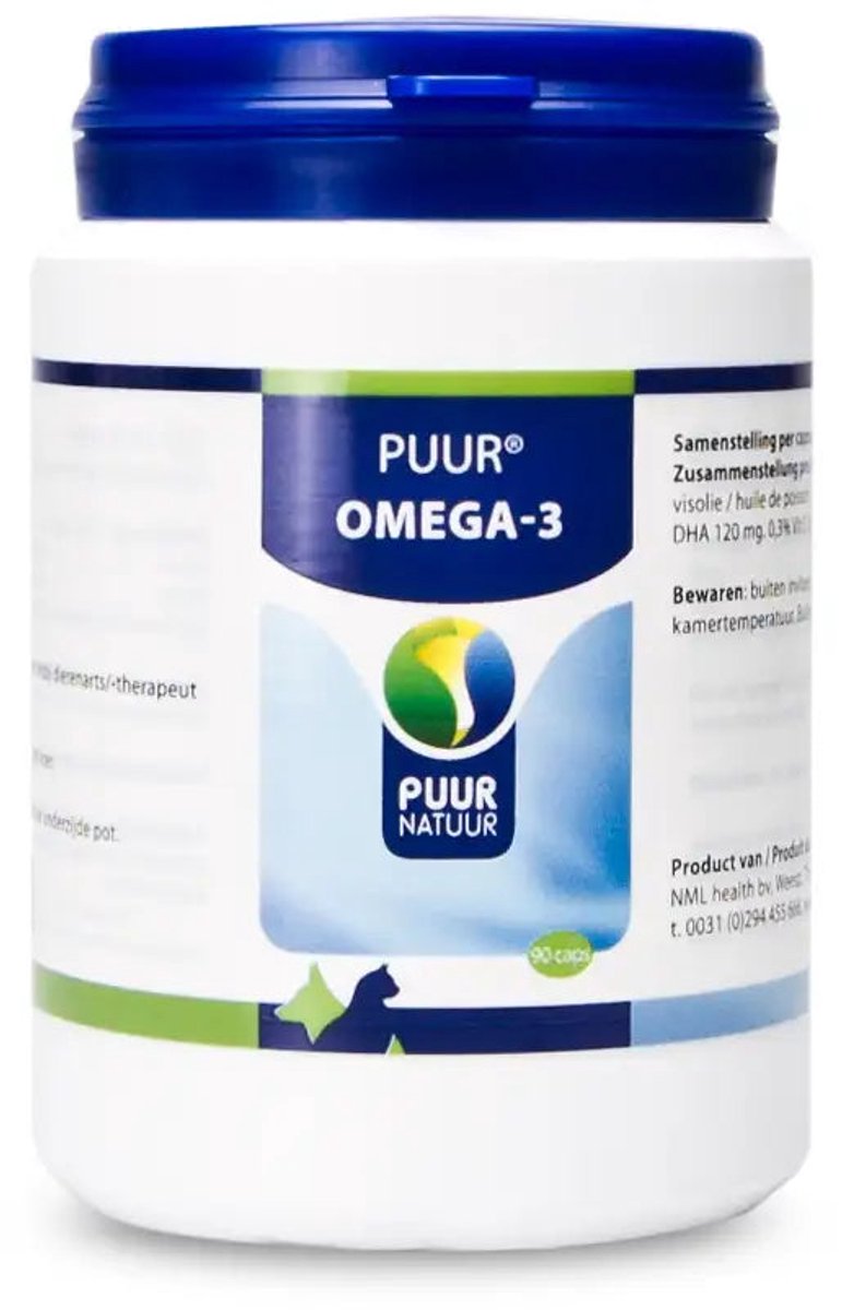 Bol.com PUUR Omega-3 (90 caps) - Natuurlijke Hondensnacks - Bellobox aanbieding
