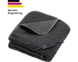 Beurer Elektrische Deken - Warmtedeken - 1 persoons 180x130cm - Knuffeldeken - BSS (Beurer Safety System) - Grijs - 5 Jaar Garantie excl bij Bol.com