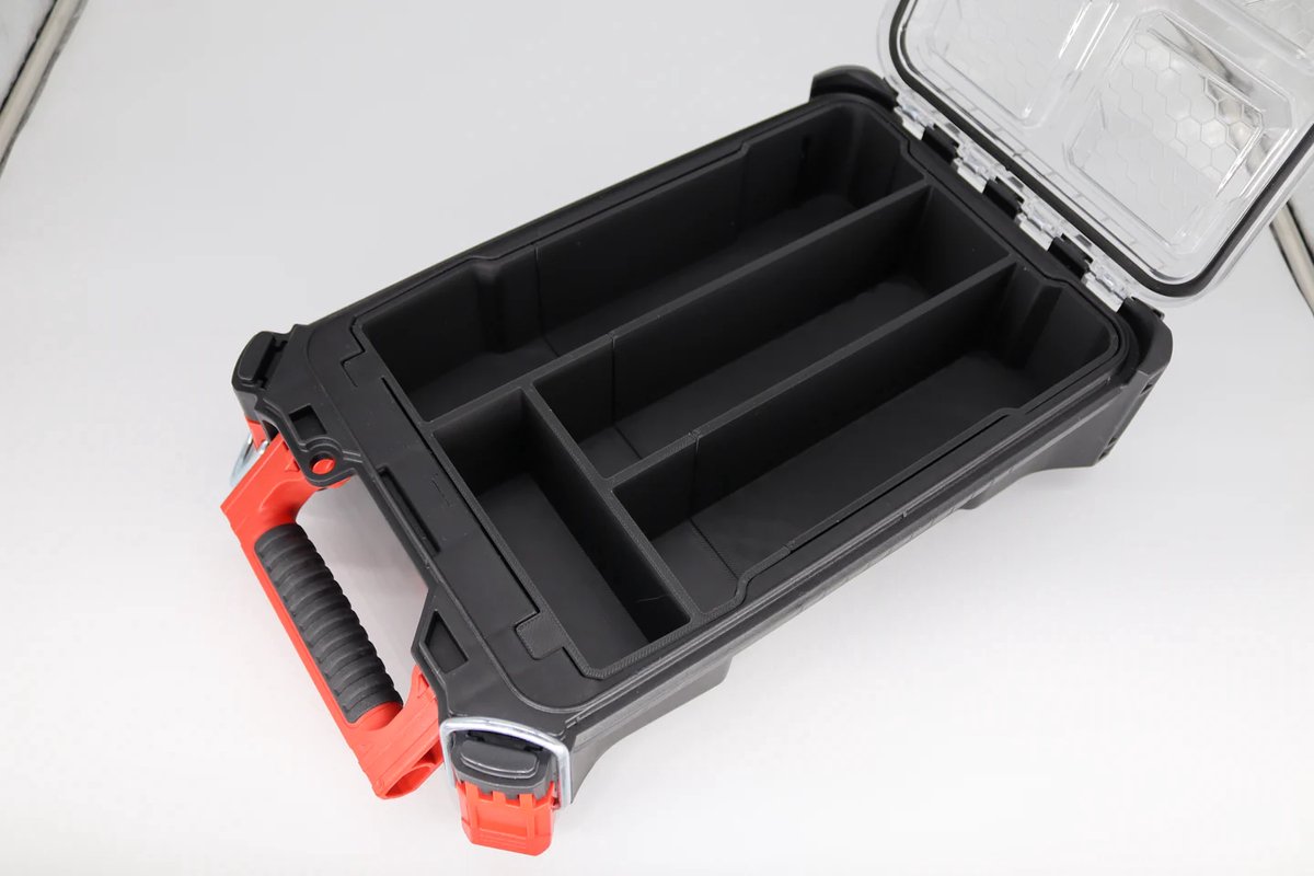 Milwaukee Packout Compact box inzet assortiment #3 – Professioneel 3D geprint | Organizer voor gereedschap | Packout accessoire