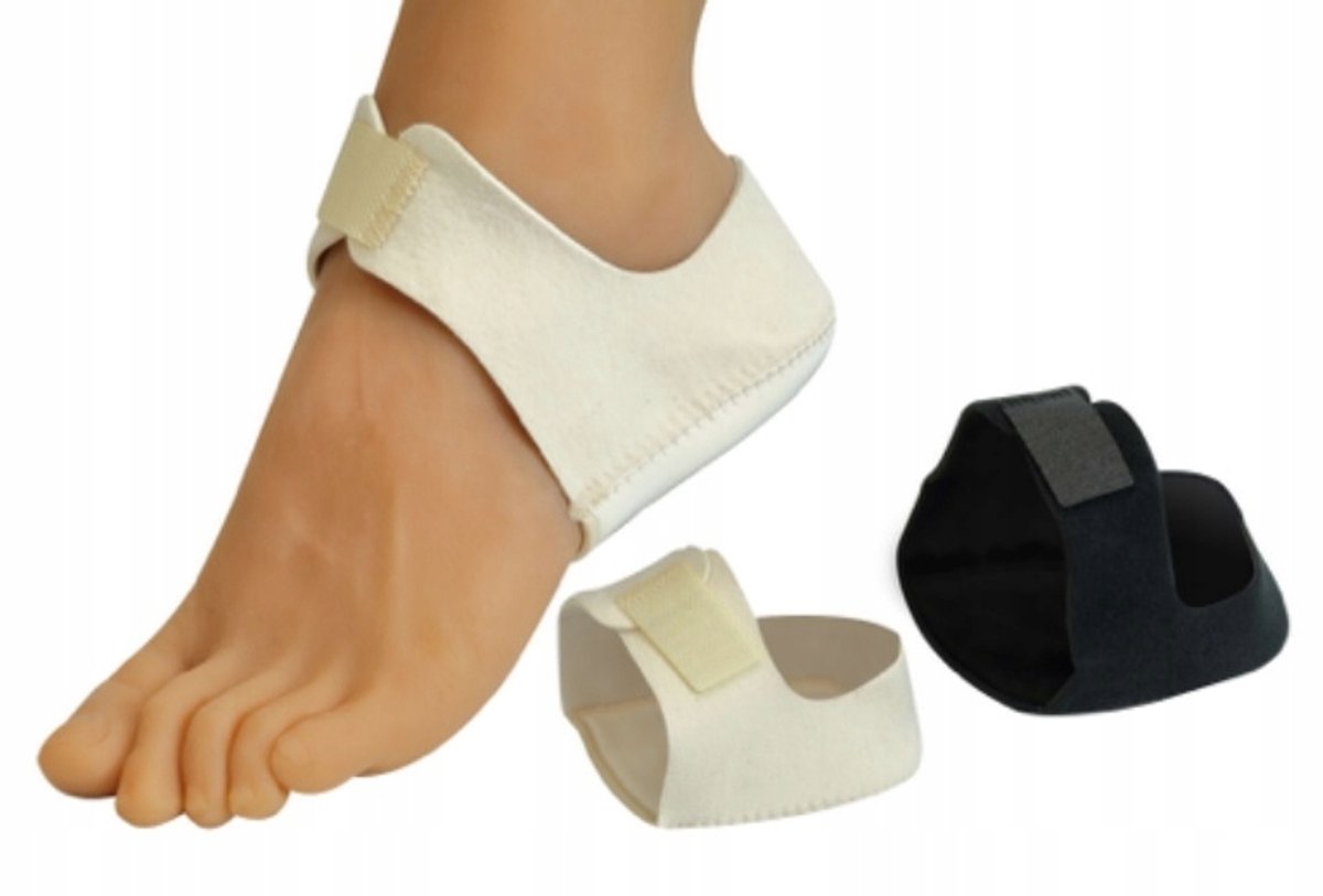 G067 Hielbeschermers met gelkussen - Dames, Beige