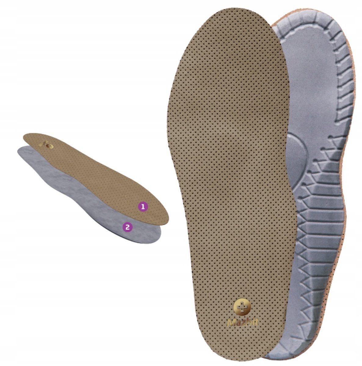 Orthopedische Inlegzolen Travel - Dempend & Comfortabel (Maat 45)