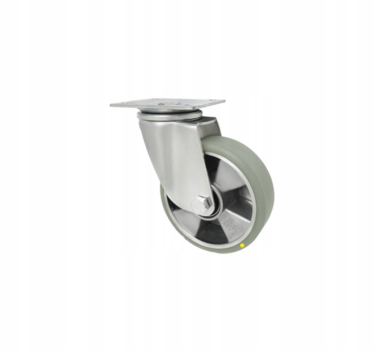 Antistatisch Aluminium-Polyurethaan Zwenkwiel Ø125mm - 300kg
