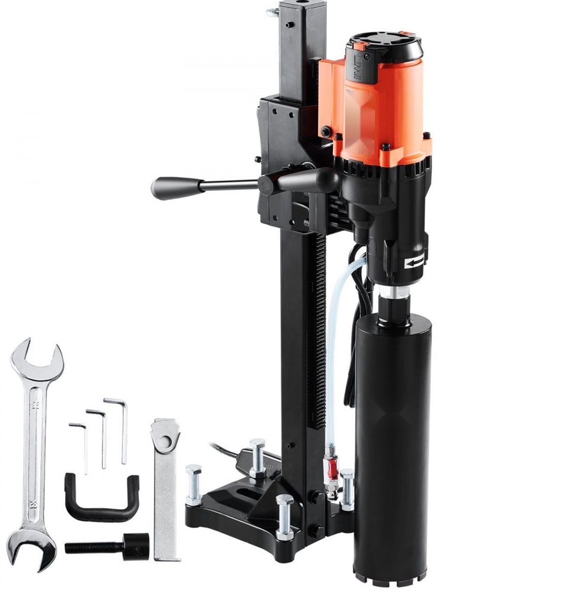 Diamantboormachine - Kernboormachine - 3200 W - 0–750 tpm - Nat en droog - Max. Boordiameter 200 mm - Voor gewapend beton en marmer