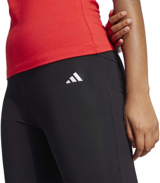 Adidas Sportswear Essentials Small Logo Flared Legging - Dames - Zwart van Adidas — afbeelding 3