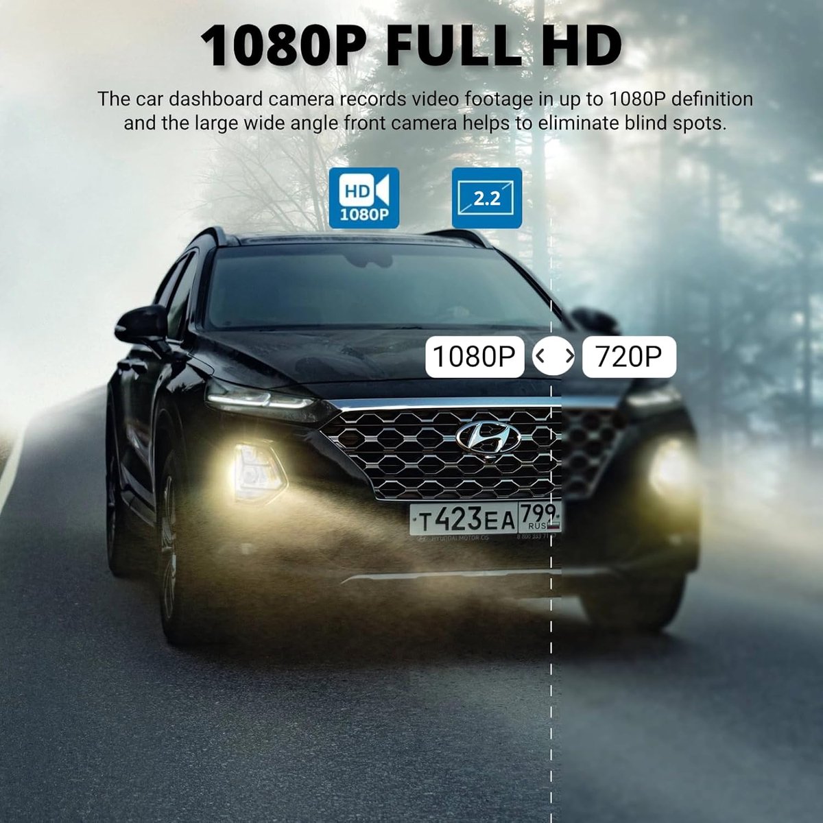 Auto DVR Dashcam 1080P Full HD Loop Recording Bewegingsdetectie Dashboard Camera voor Auto – foto 4