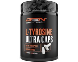 L-Tyrosine Ultra Caps - 365 capsules met elk 950 mg pure L-Tyrosine - Puur aminozuur uit plantenfermentatie - Hooggedoseerd - Vit4ever