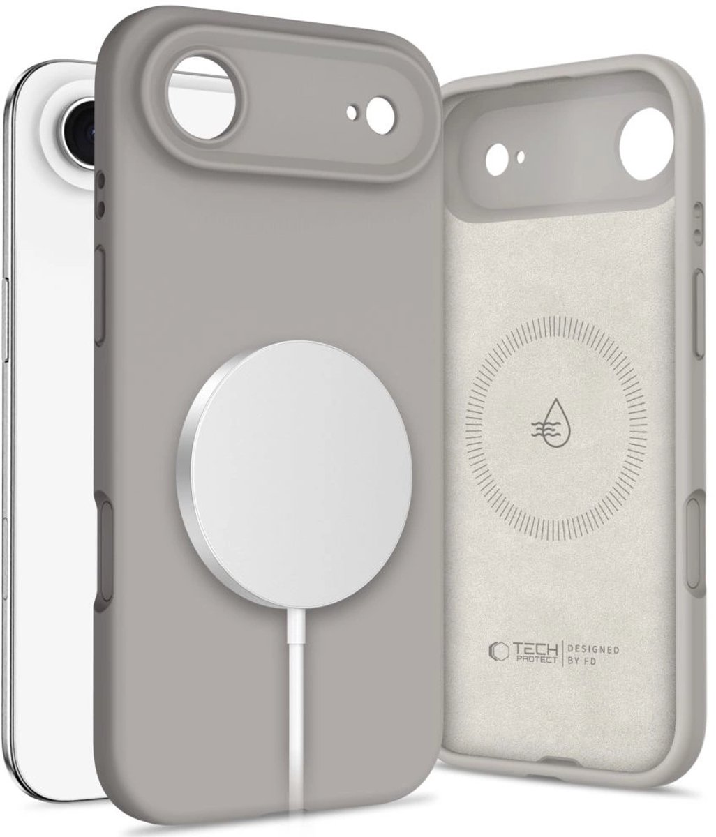 Tech-Protect Hoesje Voor Iphone 17 Air Magsafe Bescherming Met Rubber
