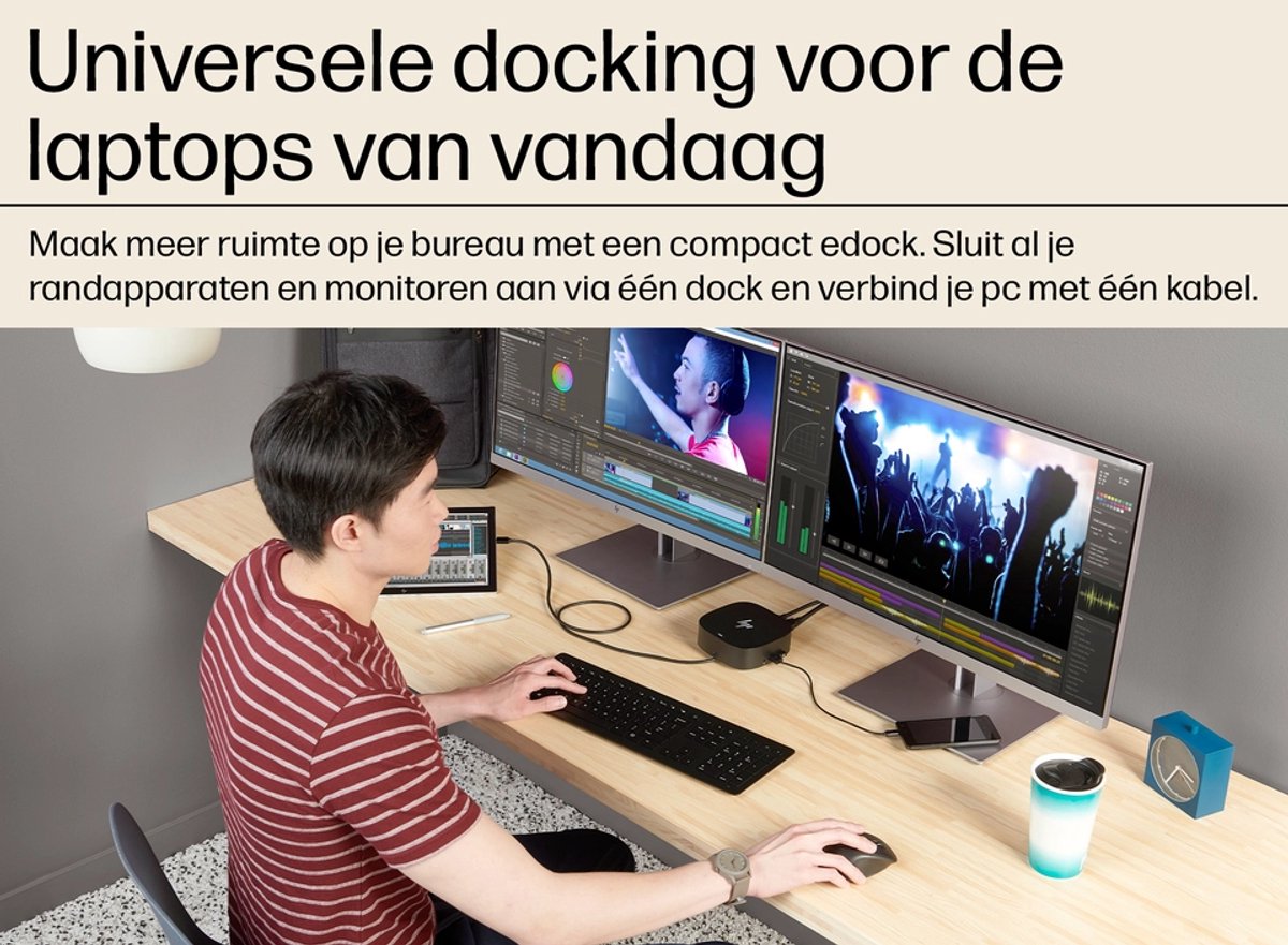 HP USB-C Dock G5 – 100W, Thunderbolt, dual 4K thumbnail 4